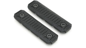 M-LOK CABLE MANAGEMENT COVERS - BLACK, LONG, 2/PC